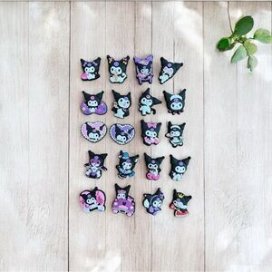 20 Hello Kitty Kuromi Shoe Charms NIB